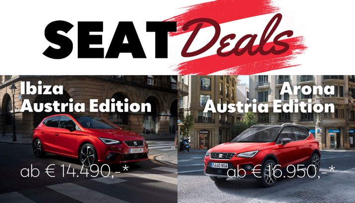 Unsere SEAT Aktionsmodelle - Der SEAT Ibiza und SEAT Arona im Urbanen Bereich